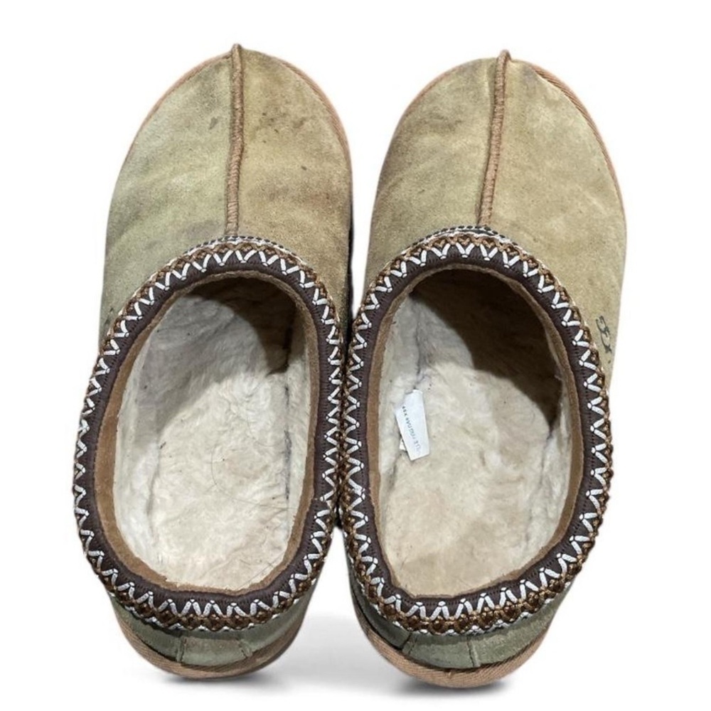 UGG Tasman Tan Suede Slip-On Shoes Size 8 - Picture 3 of 5